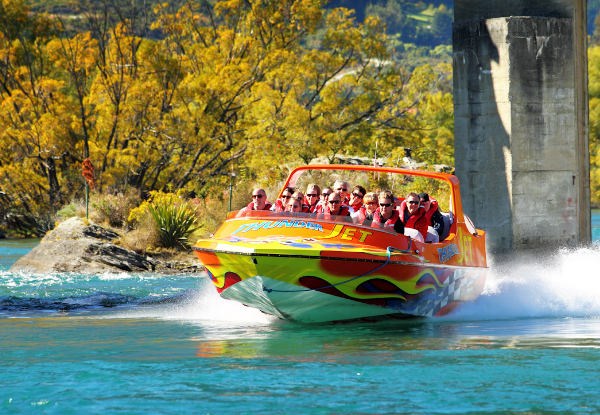 60-Minute Jet Boat Ride for One Person incl. Photo - Options for up to Eight People or Family Pass Available