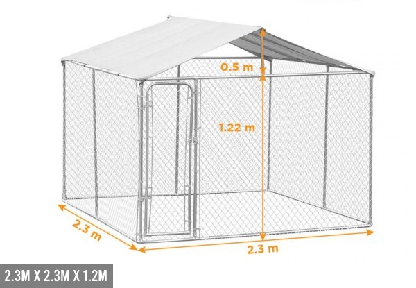 Enclosed Outdoor Dog Run - Three Sizes Available