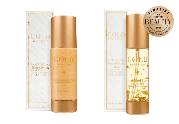 Linden Leaves Gold Range - Options for Face & Body Mist or Silken Body Wash