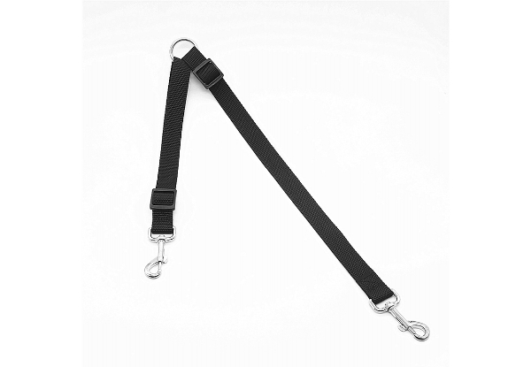 Dual Lead Walk Dog Leash - Available in Three Colours & Three Sizes