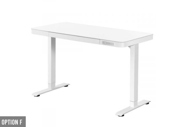 Electric Standing Desk Range - Eight Options Available