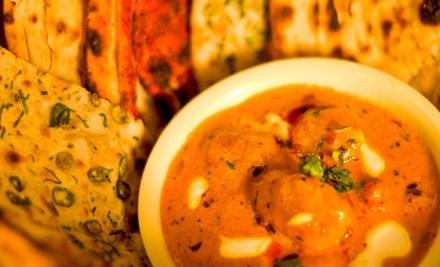 $49 for Two Curries, Two Plain Naan, Rice & Two Beers, Wines or Soft Drinks - Options for up to Eight People