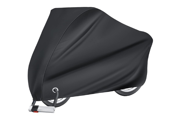 Outdoor Water-Resistant Bike Cover with Lock Hole - Two Sizes Available