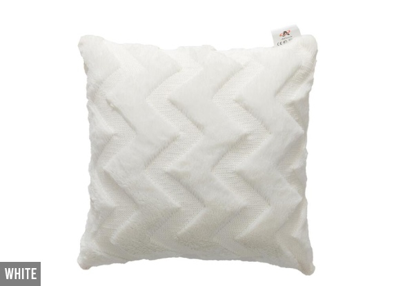 Wave Pattern Plush Pillowcase - Six Colours Available