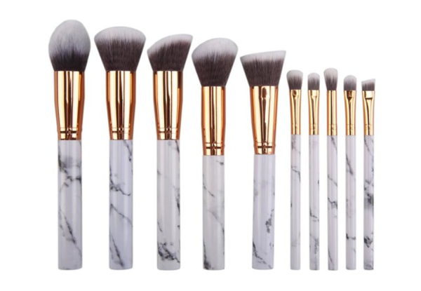 Ten-Piece Professional Makeup Brush Set