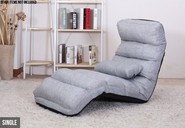 Portable Lounge Cushion Seat - Single or Double Sizes Available