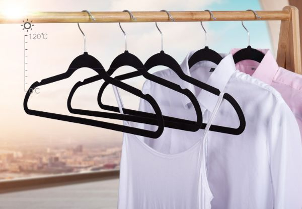50-Piece Velvet Hangers