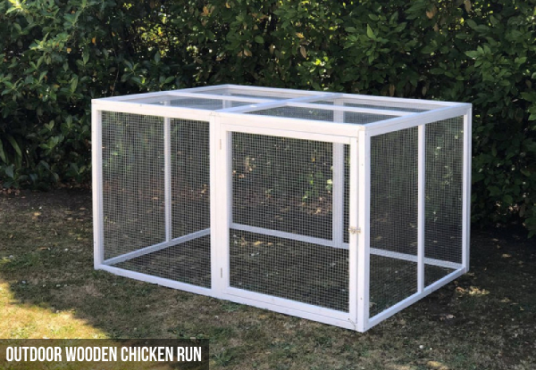 Simple Wooden Chicken Coop - Two Options Available