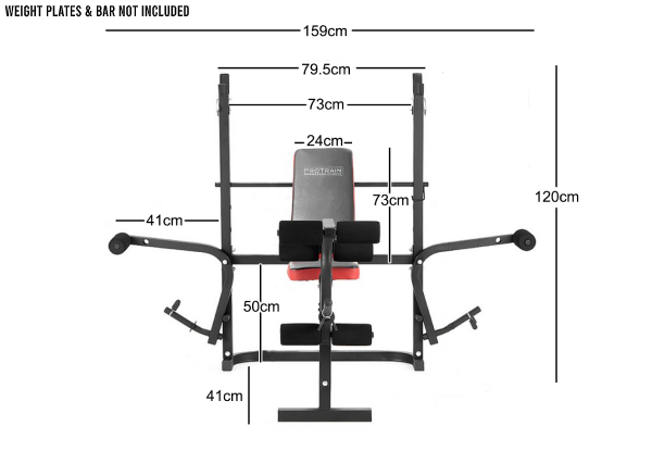 Seven-in-One Weight Bench Multi-Function Power Station