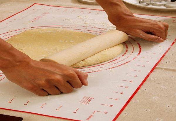 Non-Stick Silicone Rolling Dough Baking Mat - Two Sizes Available