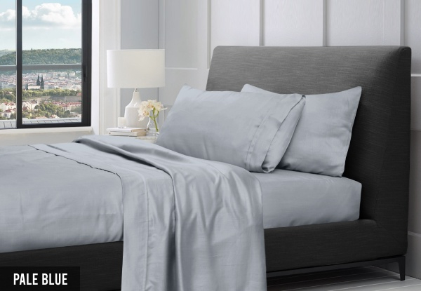 Bedding N Bath 1200TC Pure Egyptian Cotton Sheet Set - Available in Four Colours & Two Sizes