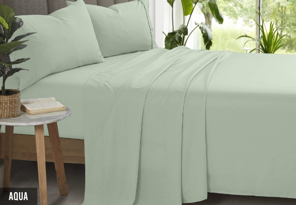 2000TC Super Soft Bamboo Microfibre Sheet Set - Available in Six Colours & Three Sizes