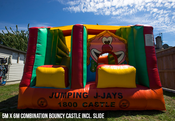 Four-Hour Bouncy Castle Hire incl. Installation & Pack Out  - Option with Slide