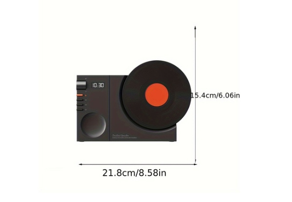 Retro Clock Wireless Bluetooth Speaker - Two Colours Available