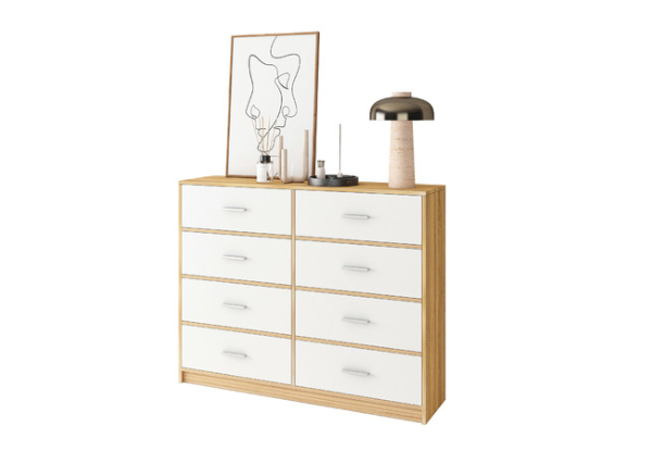 Chest of Eight-Drawer Dresser Tallboy