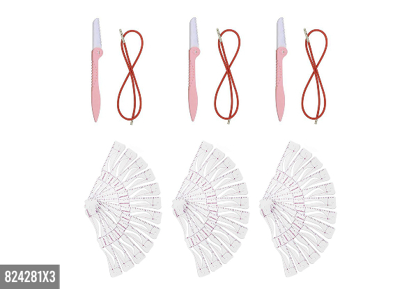 Eyebrow Stencil & Razor Set - Available in Three Options