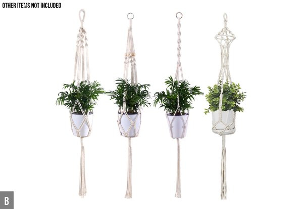 Four-Pack Plant Hanging Ropes - Three Options Available