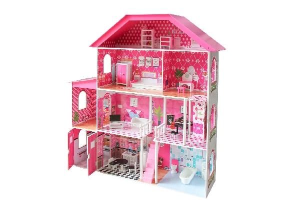 Four-Storey Pink Doll-House