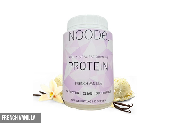Noode Natural Protein - Salted Caramel, Chocolate or French Vanilla Available