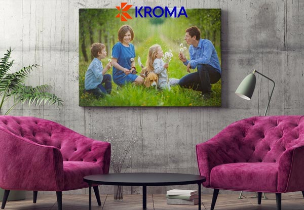 40 x 50cm Large Personalised Canvas Print - Larger Options Available incl. Delivery