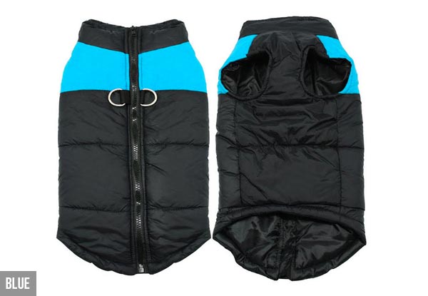 Water-Resistant Dog Jacket - Four Colours & Seven Sizes Available