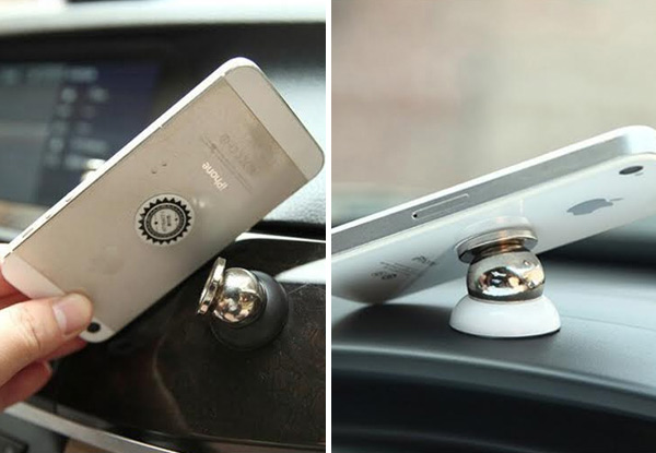 $10 for a Universal Magnetic Smartphone In-Car Mount Holder or $18 for Two – Two Colours Available