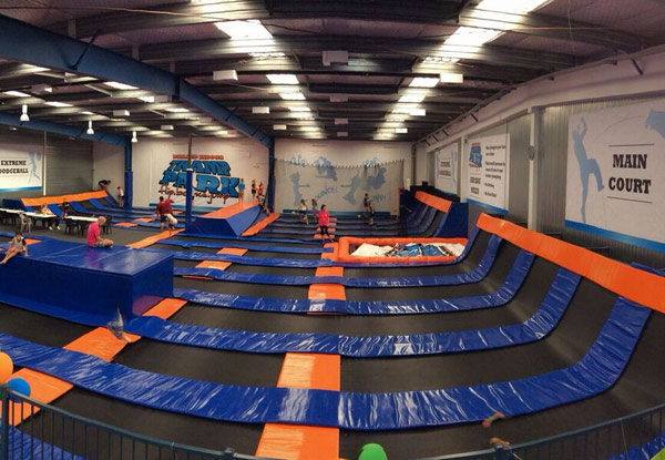 $17 for One Hour of Indoor Tramp Park Entry for Two People – Three Locations: St Johns, Manukau & Westgate (value up to $34)