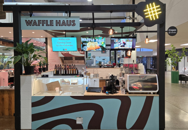 Two Fresh Belgian Waffles for Two People incl. Much Moore Ice Cream - Valid from 21st July