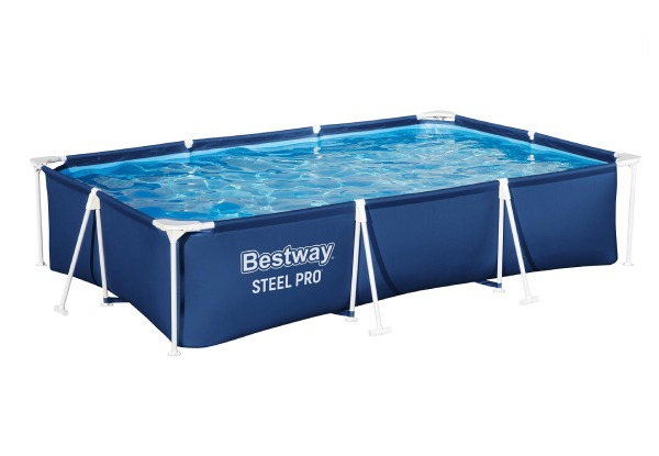 Bestway Steel Pro Frame 300x201x66cm Rectangular Above Ground Swimming Pool