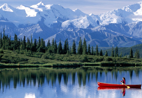 Per-Person, Twin-Share 14-Day Alaskan Fly/Stay/Cruise/Rail Adventure Package in an Inside Cabin incl. Sightseeing, Excursions & More - Options for Oceanview, or Balcony Cabin, with Deposit Available