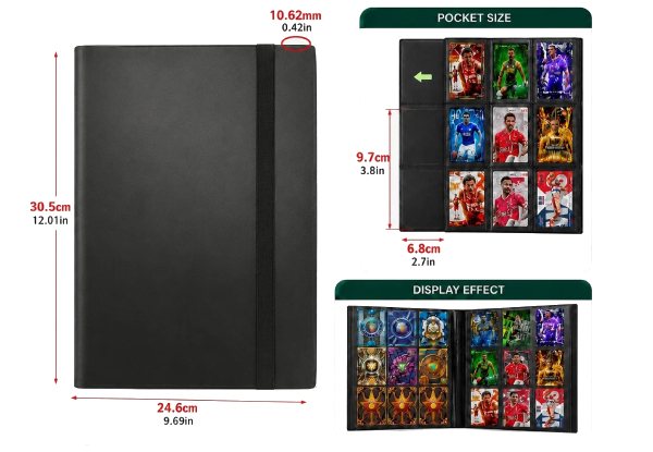 Nine-Pocket Trading Card Binder Album