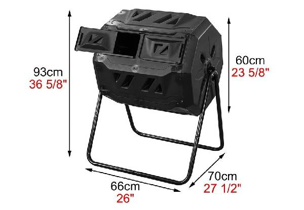 160L Tumbling Composting Bin