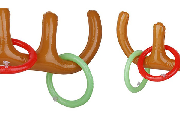 Christmas Reindeer Antler Ring Toss Game