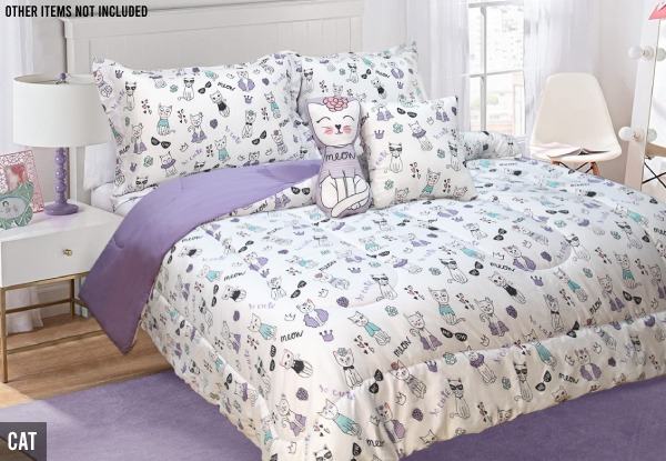 Ramesses All Season Five-Piece Kids Comforter Set - Two Sizes & Four Styles Available