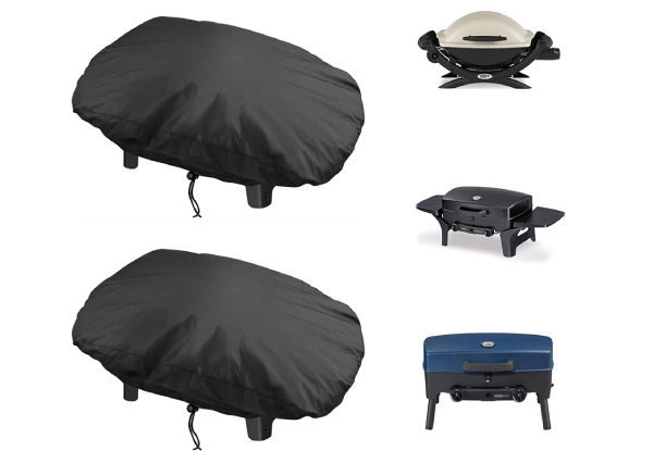 Portable BBQ Stove Grill Cover Compatible with Weber Q1000 Series - Option for Two-Pack