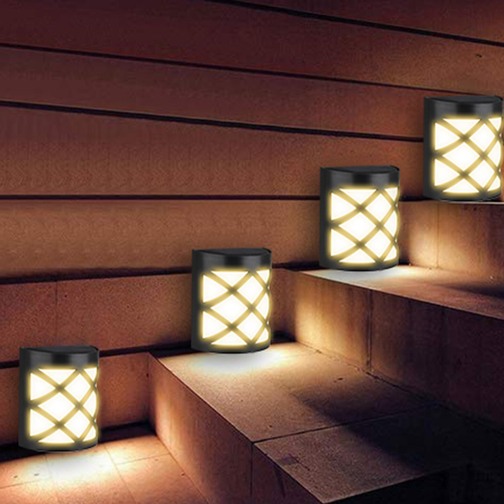 Outdoor LED Solar Garden Wall Light - Two Colours Available