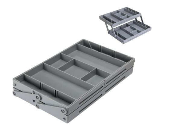 Two-Tier Smart Collapsible Drawer Organiser