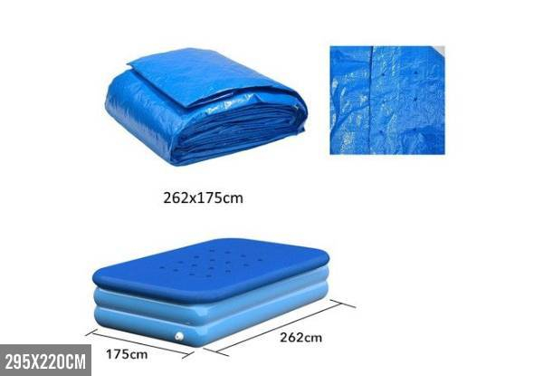 Rectangular Inflatable Pool Cover - Two Sizes Available