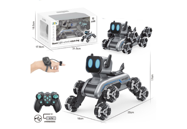 Kids 8WD Remote Control Robot Dog Toy