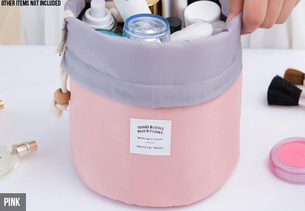 Travel Cosmetic Organiser Bag - Two Colours Available & Option for Two