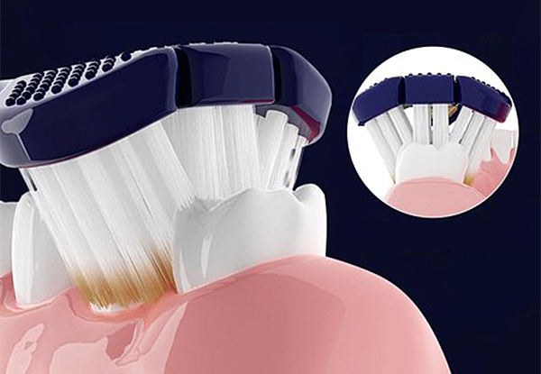 Six-Piece Soft Three-Sided Toothbrush Set