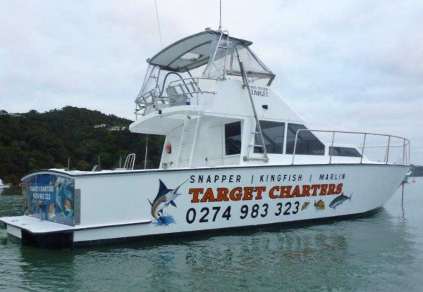 Six-Hour Bay of Islands Kingfish Fishing Charter incl. Bait, Rods & Tackle - Options for One, Two or a Group of Four People - Weekends Only