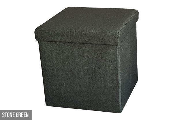 Collapsible Storage Ottomans - Two Sizes & Range of Styles Available with Free Metro Delivery