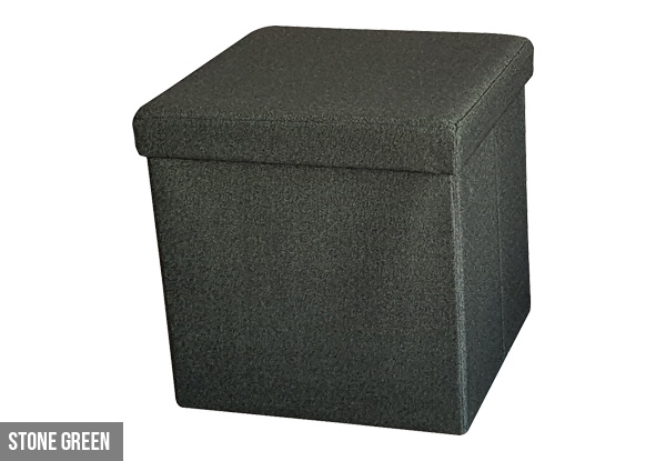 Collapsible Storage Ottoman - Range of Styles Available with Free Metro Delivery