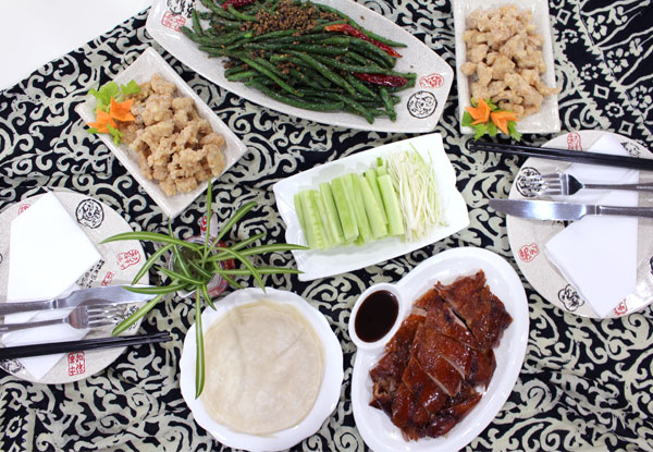 Two-Course Peking Duck Dining Experience for Two incl. Two Glasses of Wine or House Beer