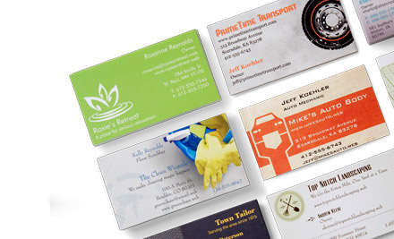 $15 for 500 Premium Business Cards Featuring Your Design incl. Nationwide Delivery