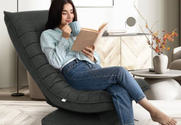 Adjustable 360-Degree Swivel Floor Lounger