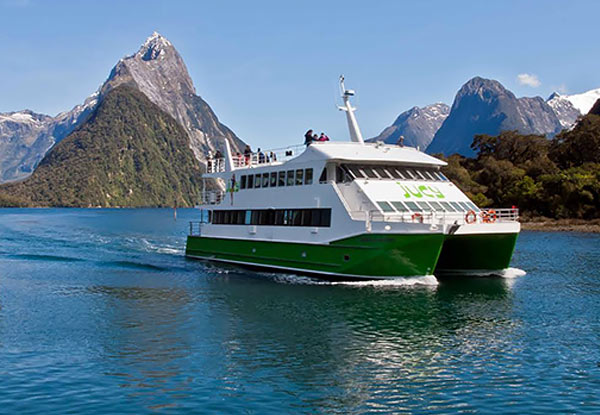 90-Minute Classic Milford Sound Boat Cruise Aboard The Maiden of Milford - Options from Te Anau, Queenstown or a Luxury Glass-Roof Coach & Cruise Tour incl. Lunch - from Queenstown