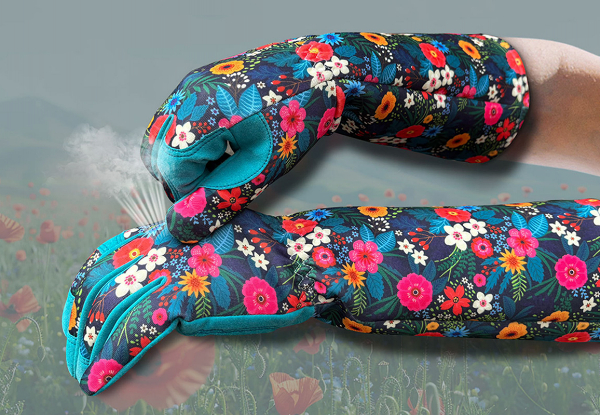 Floral Gardening Gloves