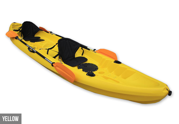 3.7m Deluxe Kayak incl. Two Seats & Two Paddles – Available in Four Colours